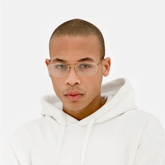 Retrosuperfuture Tema Optical Oro gold aviator eyeglasses - Picture 9 of 10